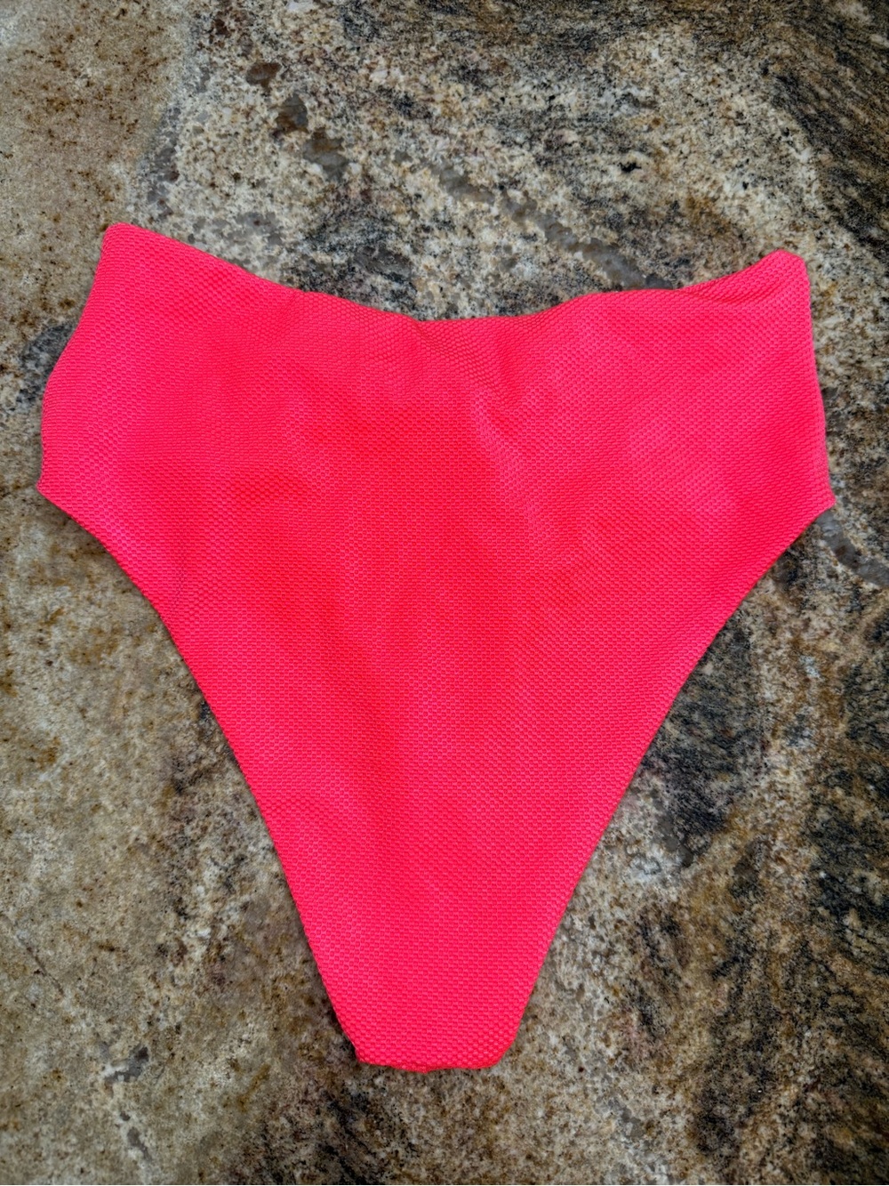 aerie Hot Pink High Cut Cheeky Thong Bikini Bottoms